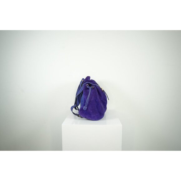 Gucci Purple Suede Backpack